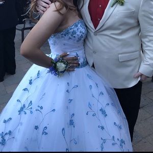 corset top prom dress